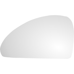 FORD CORSAIR 1989 - 1993 UA PASSENGER SIDE MIRROR GLASS
