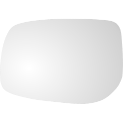 TOYOTA GRANVIA GDH303 2019 - ON DRIVER SIDE MIRROR GLASS